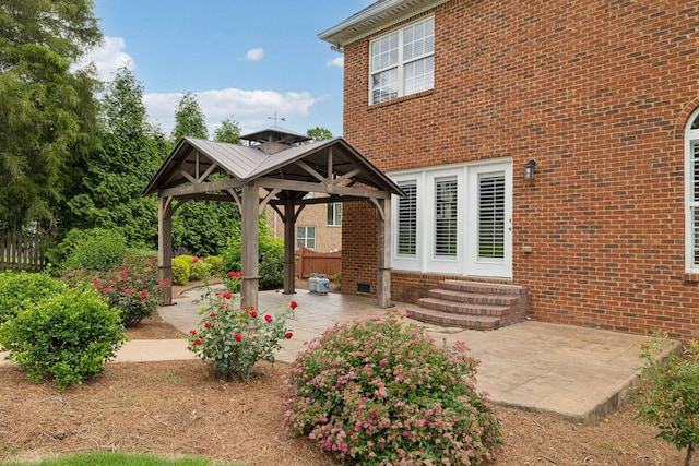 1769 Mayflower Dr, Columbia, TN 38401 - view of patio with a gazebo and entry steps