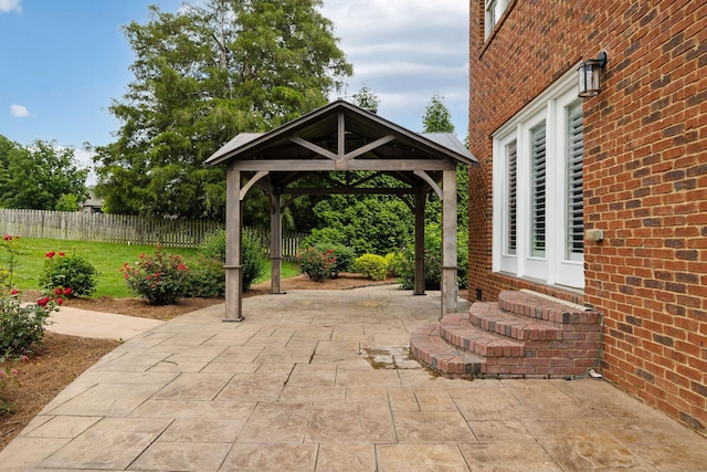 1769 Mayflower Dr, Columbia, TN 38401 - view of patio featuring a gazebo