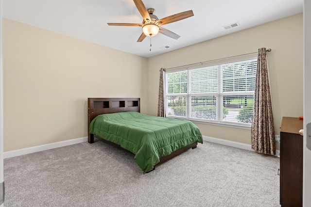 2044 Mainstream Dr, Franklin, TN 37064 - carpeted bedroom featuring baseboards and a ceiling fan