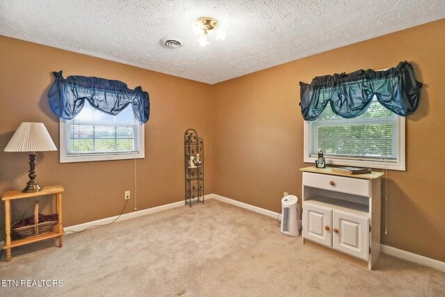 1729 Roslin Rd, Jamestown, TN 38556 - misc room featuring light colored carpet and a textured ceiling