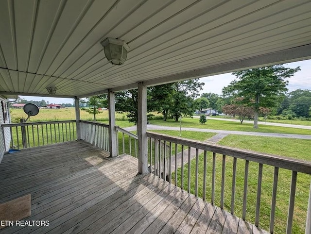 1729 Roslin Rd, Jamestown, TN 38556 - deck featuring a lawn