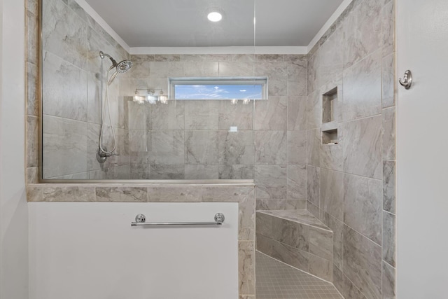 7587 Highborne Ln, Ooltewah, TN 37363 - full bathroom featuring a walk in shower