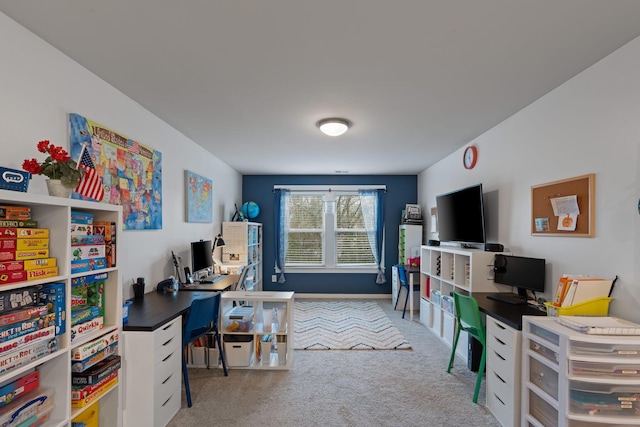 7587 Highborne Ln, Ooltewah, TN 37363 - office with carpet floors