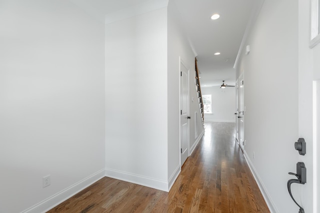 5008 Swan Rd, Chattanooga, TN 37416 - corridor featuring wood finished floors and recessed lighting