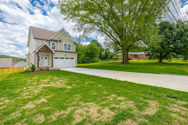 5008 Swan Rd, Chattanooga, TN 37416 - craftsman-style home featuring concrete driveway and an attached garage