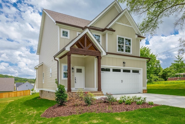 5008 Swan Rd, Chattanooga, TN 37416 - craftsman-style home featuring an attached garage, concrete driveway, and roof with shingles
