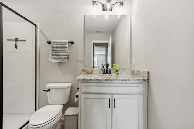 122 Blake Ln, Mount Juliet, TN 37122 - full bathroom featuring a stall shower, toilet, and vanity