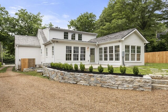 215 Lewisburg Ave, Franklin, TN 37064 - back of house with fence