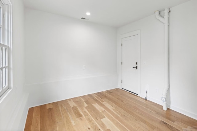 215 Lewisburg Ave, Franklin, TN 37064 - empty room with light wood-style floors and recessed lighting