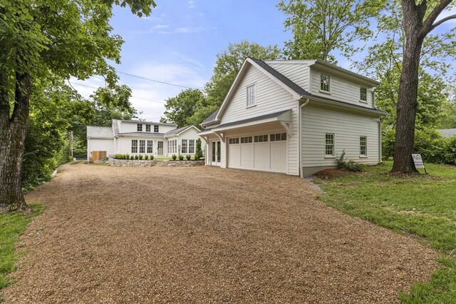 215 Lewisburg Ave, Franklin, TN 37064 - view of home's exterior featuring dirt driveway