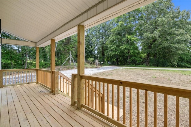 1014 Promise Land Rd, Charlotte, TN 37036 - porch featuring view of scattered trees