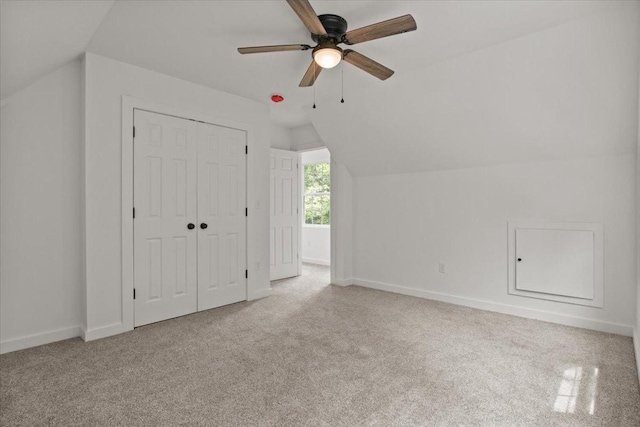 1014 Promise Land Rd, Charlotte, TN 37036 - bonus room featuring carpet, ceiling fan, and lofted ceiling