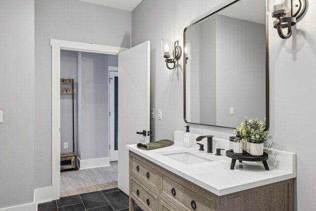 205 31st Ave N Unit 111, Nashville, TN 37203 - bathroom featuring vanity and tile patterned floors