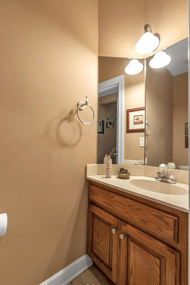 212 Spirit Hill Cir, Smyrna, TN 37167 - half bathroom featuring vanity and baseboards