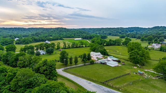 3310 Booker Ridge Rd, Mount Pleasant, TN 38474 - aerial view at dusk of a view of rural / pastoral area