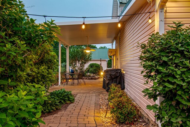 3310 Booker Ridge Rd, Mount Pleasant, TN 38474 - view of patio / terrace with a grill and outdoor dining area