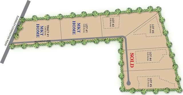 7007 Belcastle Ln, College Grove, TN 37046 - map / location