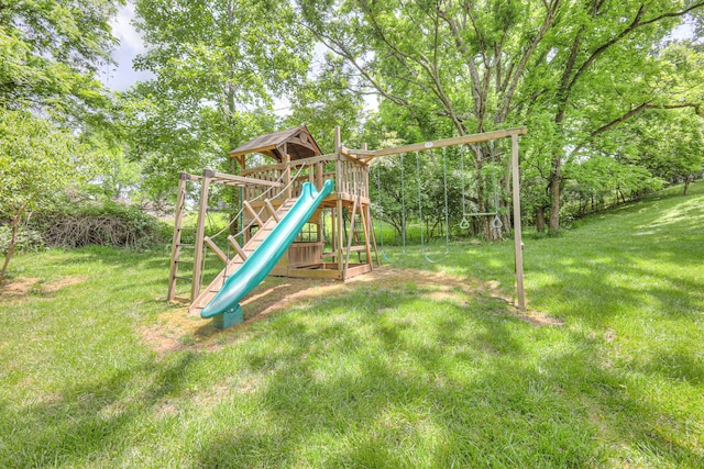 114 Moonlight Dr, Gallatin, TN 37066 - view of playground with a lawn