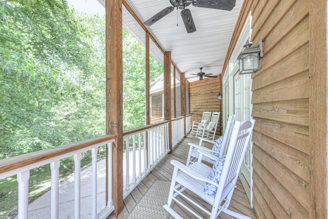 114 Moonlight Dr, Gallatin, TN 37066 - balcony featuring ceiling fan