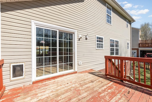 807 Sugarcane Way, Clarksville, TN 37040 - view of wooden deck