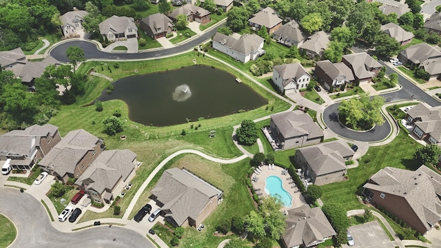 1005 Peck Pl, Hendersonville, TN 37075 - view of property location with nearby suburban area, a nearby body of water, and a pool area