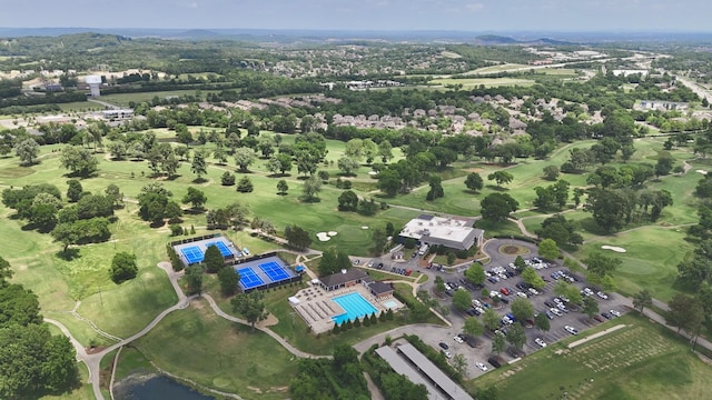 1005 Peck Pl, Hendersonville, TN 37075 - aerial view of property's location with a golf club