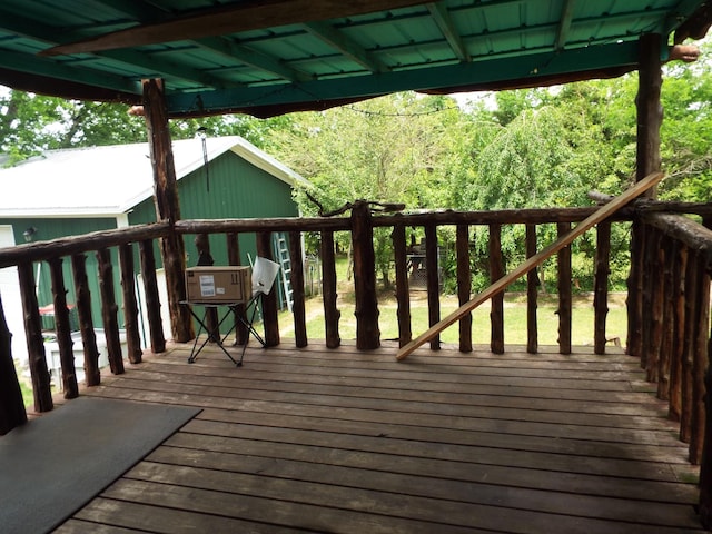 165 E Main St, Alexandria, TN 37012 - view of wooden deck