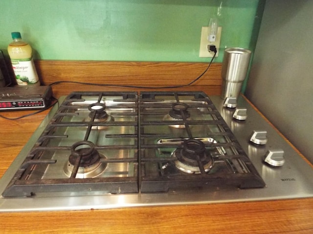 165 E Main St, Alexandria, TN 37012 - kitchen view of stainless steel gas cooktop