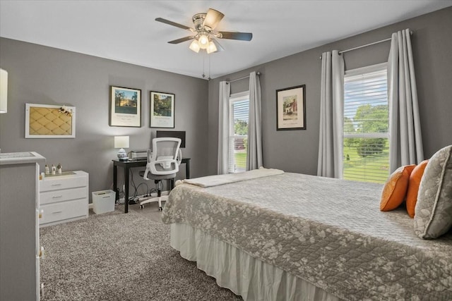 1209 Corlew Dr, Burns, TN 37029 - carpeted bedroom with ceiling fan