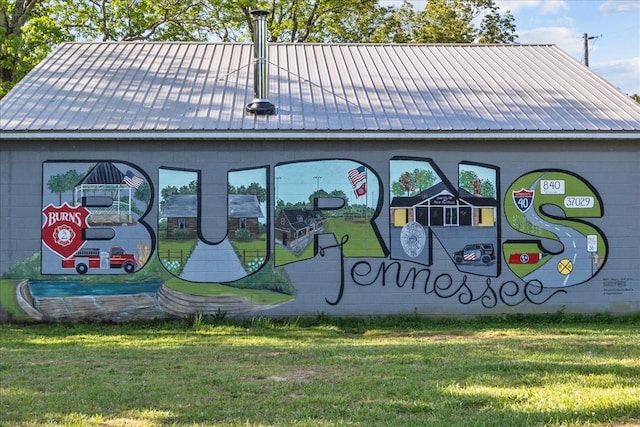 1209 Corlew Dr, Burns, TN 37029 - community sign with a lawn