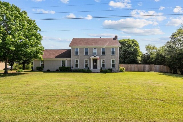 1209 Corlew Dr, Burns, TN 37029 - colonial house with a chimney