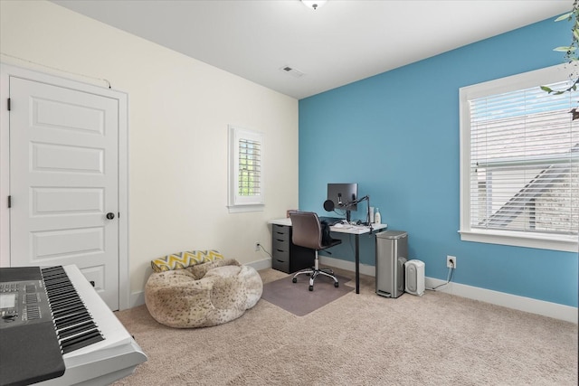 429 Finnhorse Ln, Franklin, TN 37064 - carpeted home office featuring baseboards