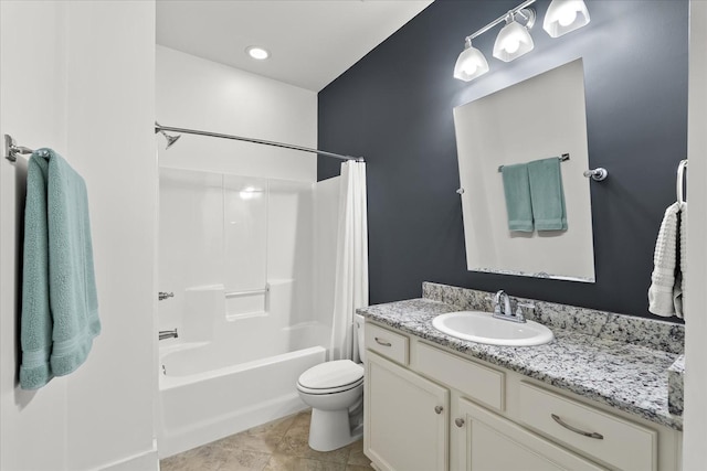 429 Finnhorse Ln, Franklin, TN 37064 - full bathroom featuring vanity, toilet, and shower / tub combo