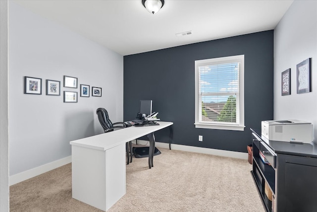 429 Finnhorse Ln, Franklin, TN 37064 - office area with light carpet and baseboards