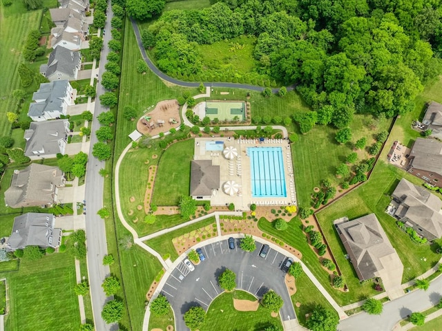 429 Finnhorse Ln, Franklin, TN 37064 - drone / aerial view of a pool area