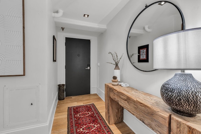 55 E Main St # 208, Chattanooga, TN 37408 - entryway with light wood finished floors and baseboards