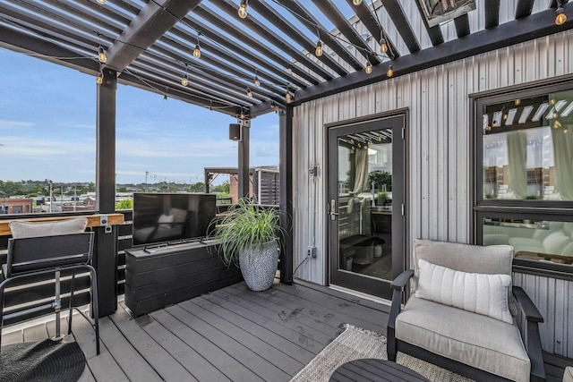 55 E Main St # 208, Chattanooga, TN 37408 - view of wooden terrace
