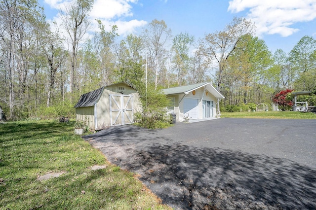 48 Enfield Dr, Beechgrove, TN 37018 - detached garage featuring a storage shed