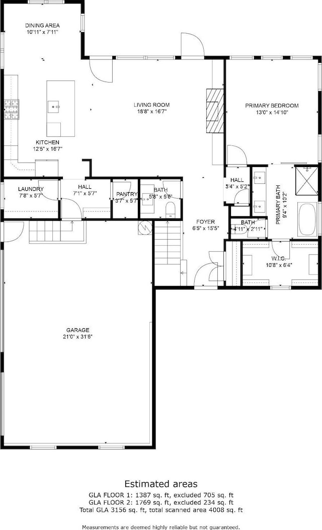 11731 Milton St, Milton, TN 37118 - property floor plan