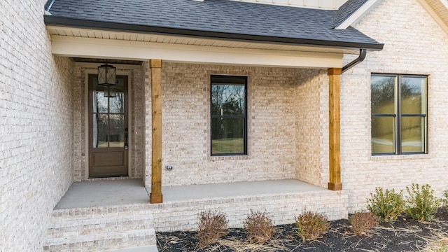 3101 Bluebird Rd, Lebanon, TN 37087 - property entrance with brick siding and roof with shingles