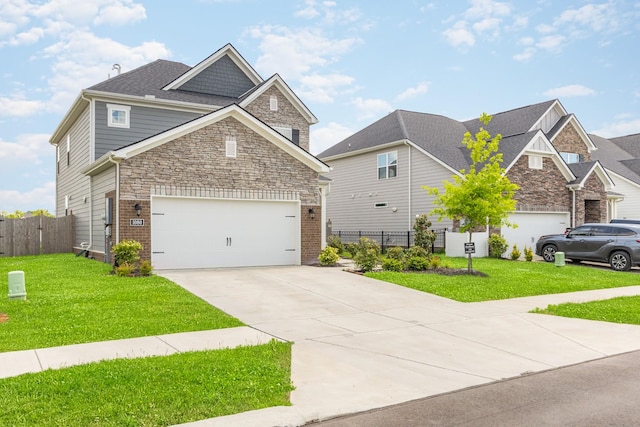 1080 Laurel Valley Ln, Mount Juliet, TN 37122 - craftsman inspired home featuring driveway and stone siding