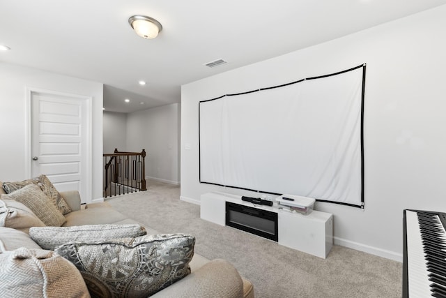1080 Laurel Valley Ln, Mount Juliet, TN 37122 - carpeted home theater room featuring baseboards and recessed lighting