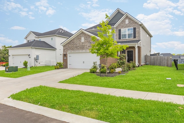 1080 Laurel Valley Ln, Mount Juliet, TN 37122 - craftsman inspired home with driveway, stone siding, brick siding, and an attached garage