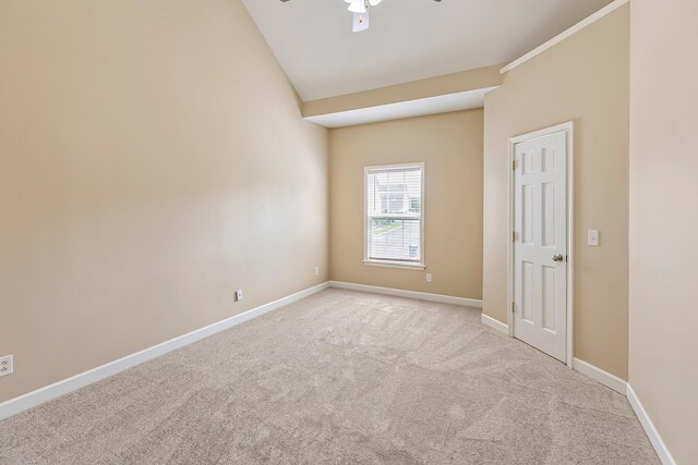 201 Dakota Dr, Spring Hill, TN 37174 - empty room featuring a ceiling fan, carpet flooring, and baseboards