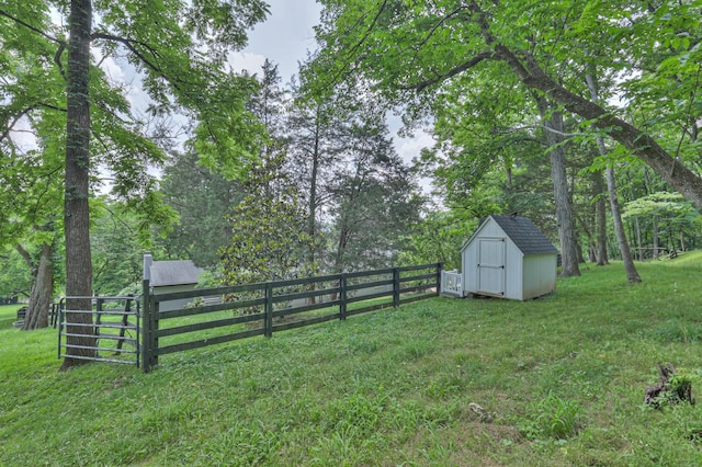 1702 Old Hickory Blvd, Brentwood, TN 37027 - view of yard featuring a shed