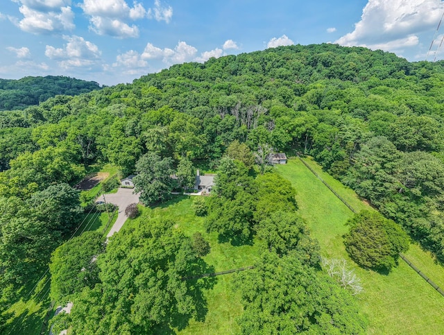 1702 Old Hickory Blvd, Brentwood, TN 37027 - aerial view of property and surrounding area featuring a heavily wooded area