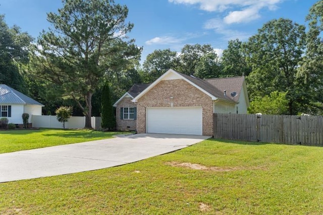210 Highland Trl, Estill Springs, TN 37330 - ranch-style house featuring a garage, driveway, and brick siding