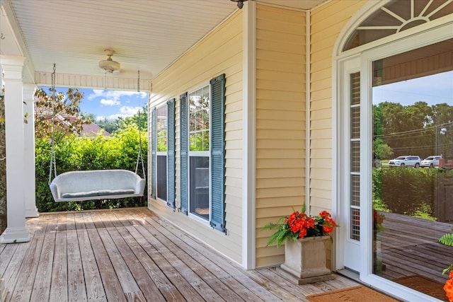 4145 Trinity Rd, Franklin, TN 37067 - view of wooden porch