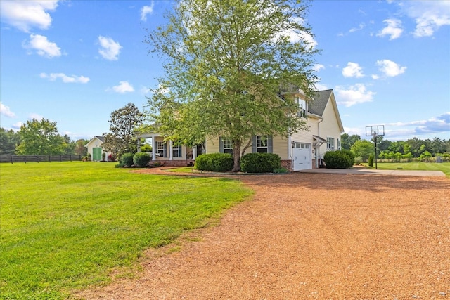 4145 Trinity Rd, Franklin, TN 37067 - obstructed view of property with concrete driveway, a garage, and brick siding