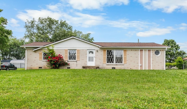 209 Orchard Rd, Clarksville, TN 37042 - ranch-style house with crawl space, brick siding, and roof with shingles